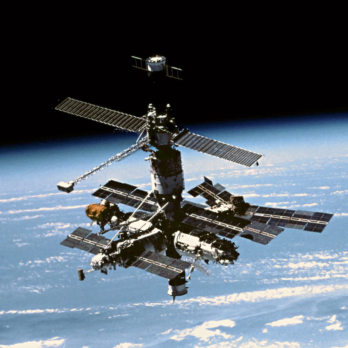 La stazione spaziale russa Mir
