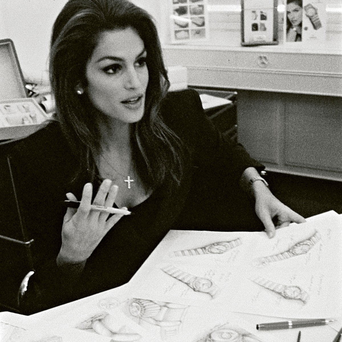 Cindy Crawford, als nieuwe OMEGA merkambassadrice