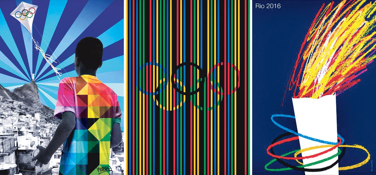 Il manifesto dei Giochi Olimpici di Rio del 2016