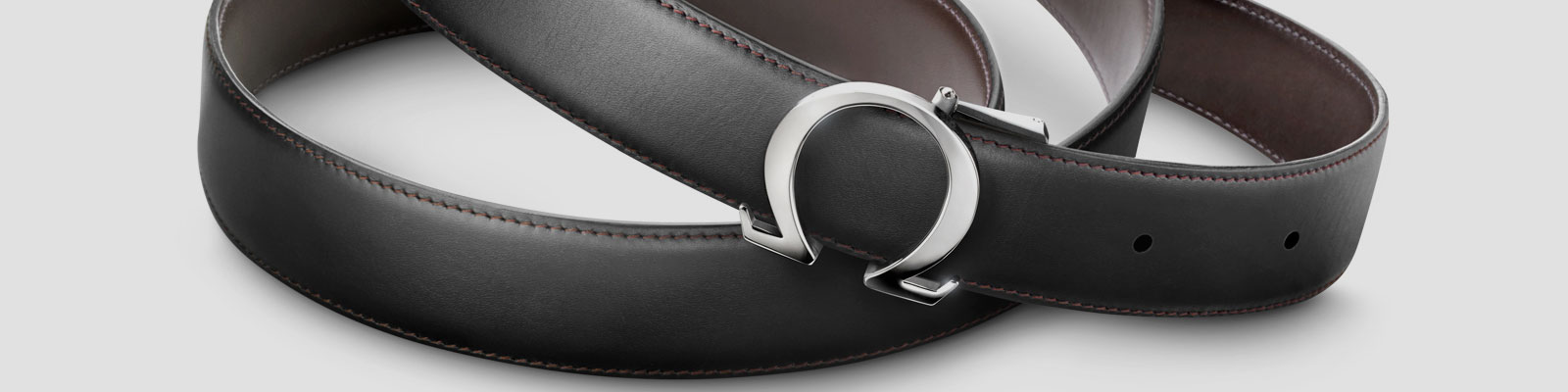 omega leather belt