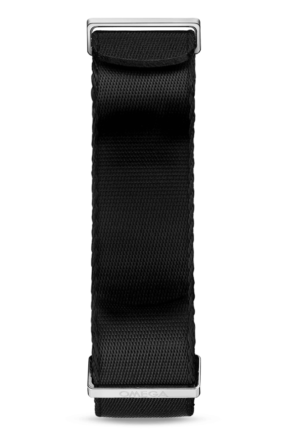NATO straps Black coated nylon fabric strap