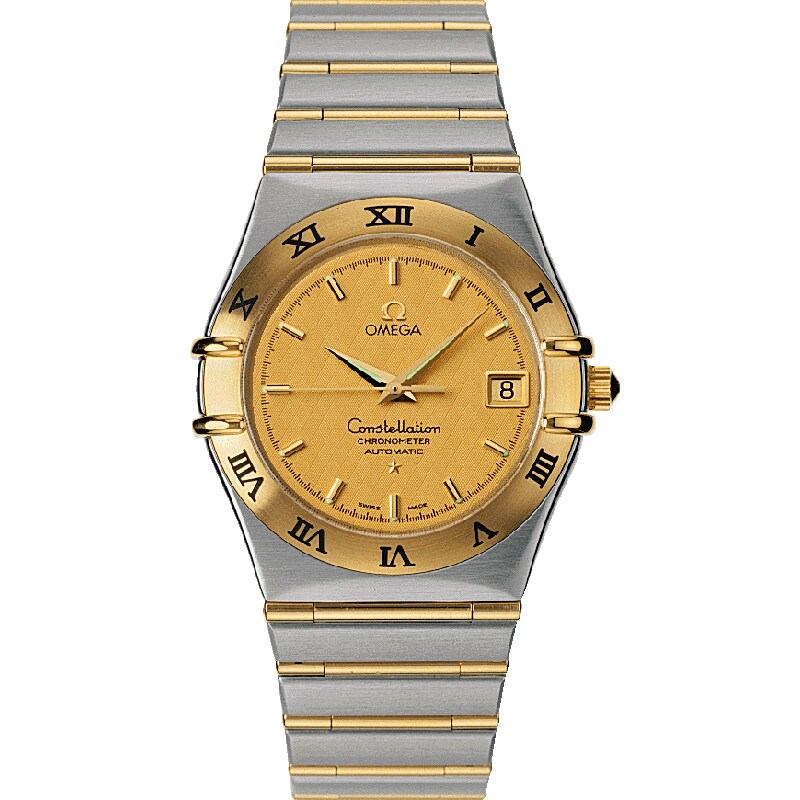 Omega constellation shop gold steel