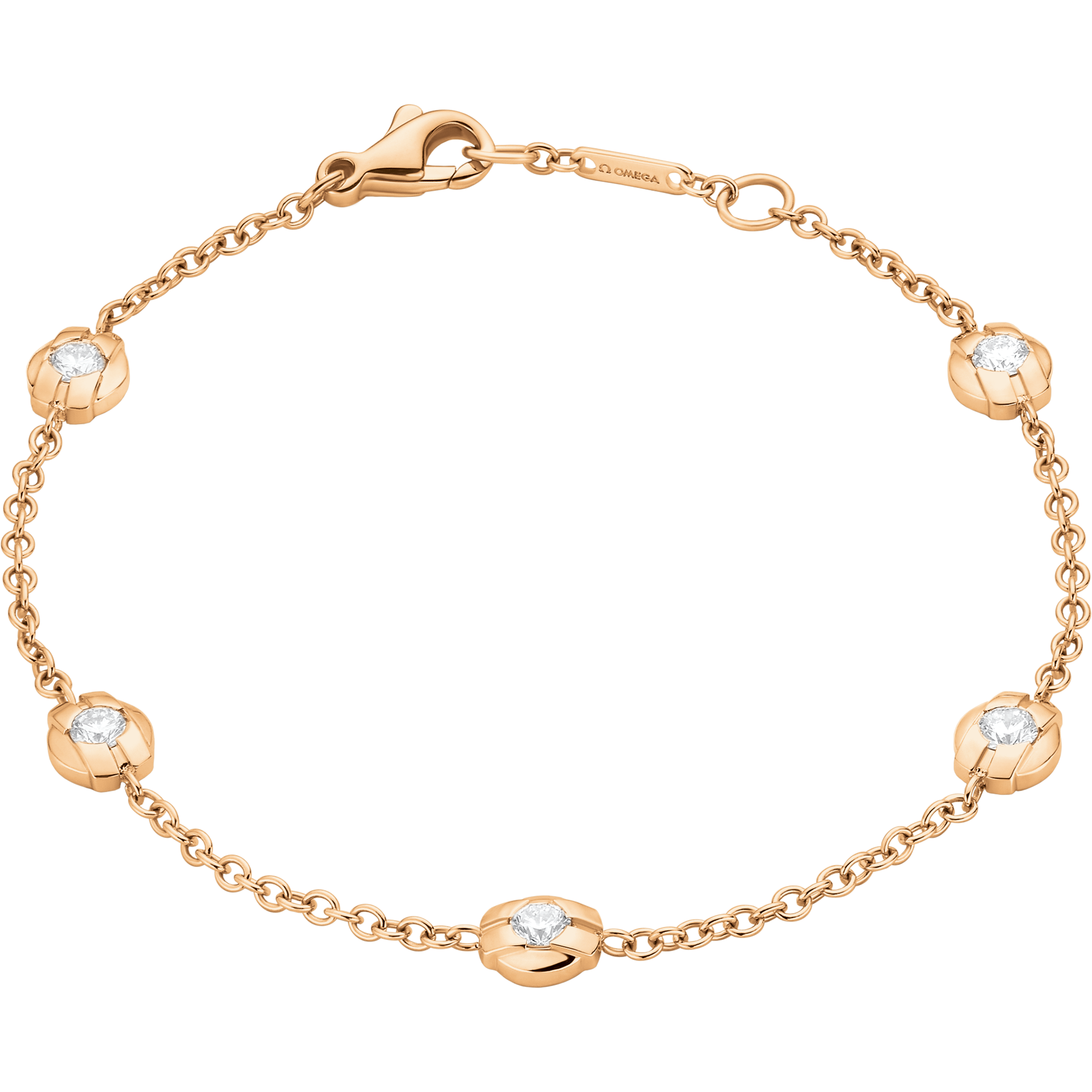 Bracelet, 18K yellow gold, Diamonds Constellation - BA01BB0100102 | OMEGA  US®