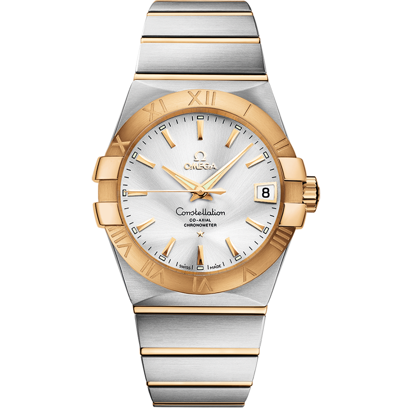 Constellation 38 mm, steel - yellow gold | OMEGA CH® - Omega