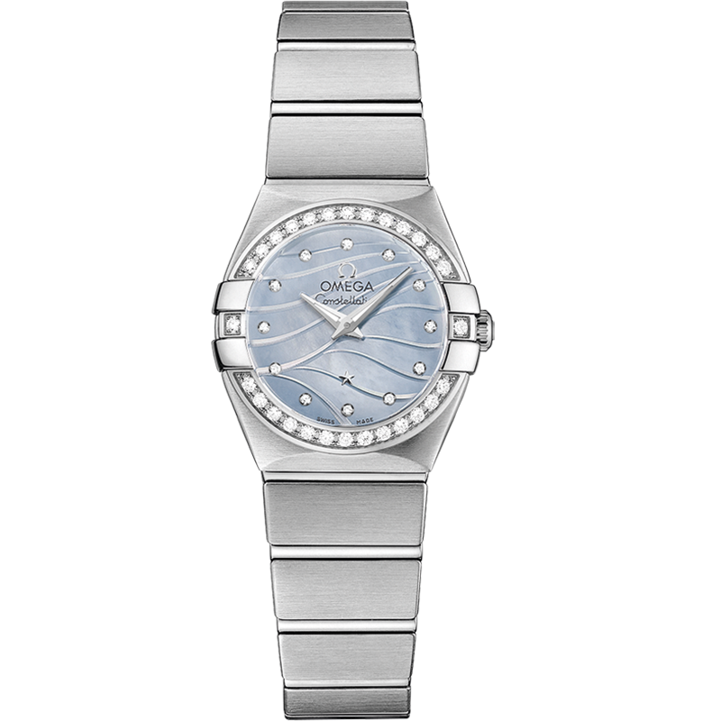 Constellation steel Diamonds Watch 123.15.24.60.57.001