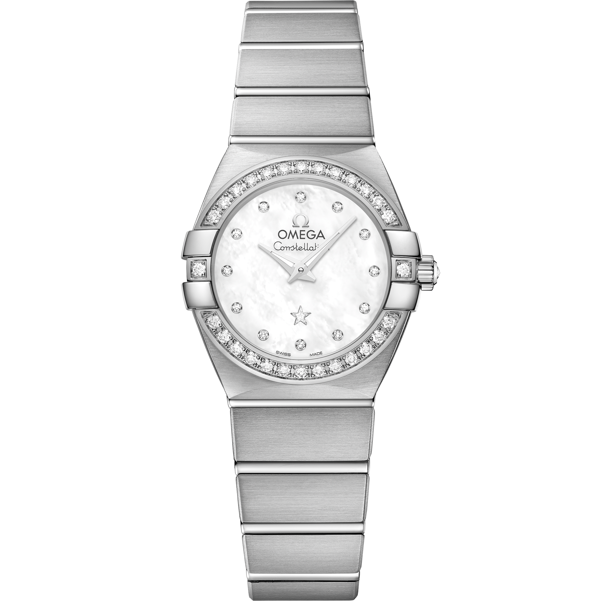 Constellation White gold Diamonds Watch 123.55.24.60.55.017 | OMEGA US®