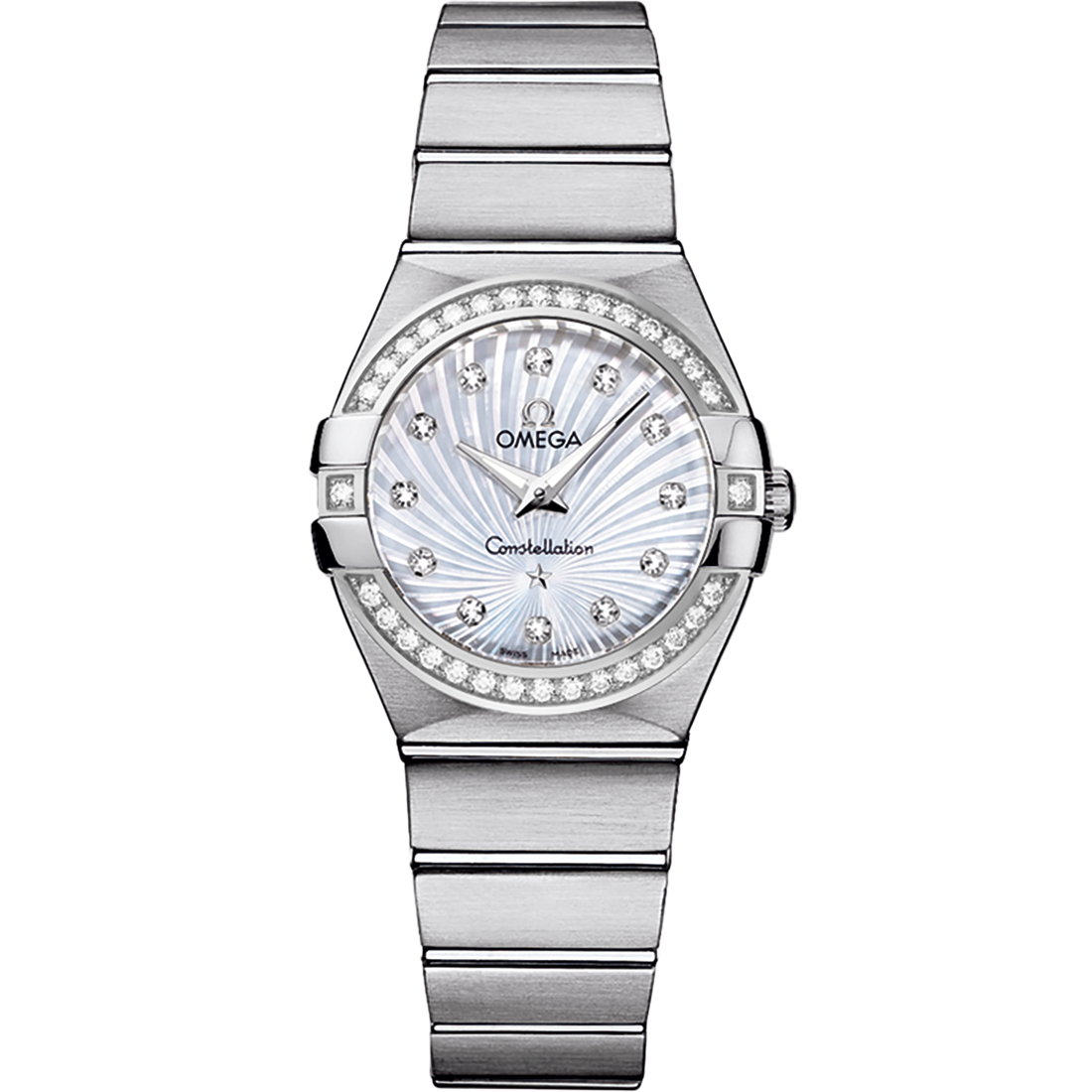 Constellation Steel Diamonds Watch 123.15.27.60.55.002 | OMEGA US®