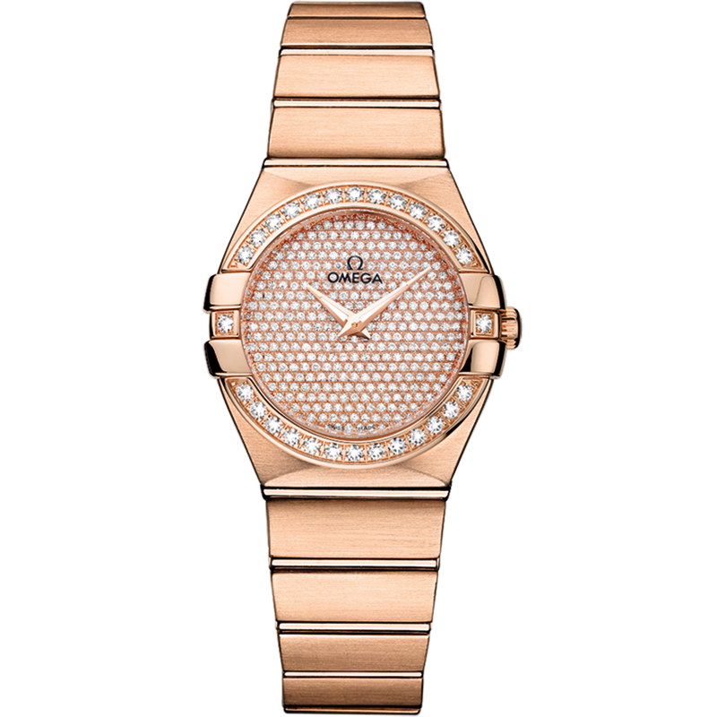 Constellation Red gold Diamonds Watch 123.55.27.60.99.004 | OMEGA US®