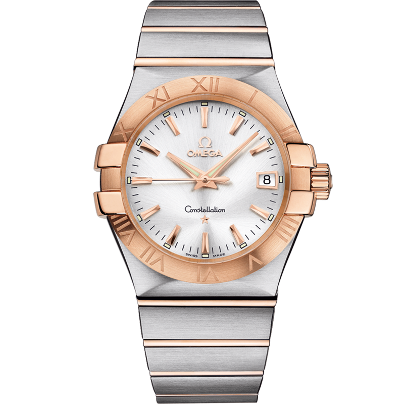 Constellation Steel - red gold Date Watch 123.20.35.60.02.001 | OMEGA US®