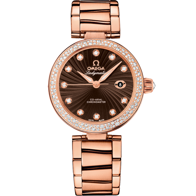 De Ville Ladymatic 34 mm, red gold on red gold - 425.65.34.20