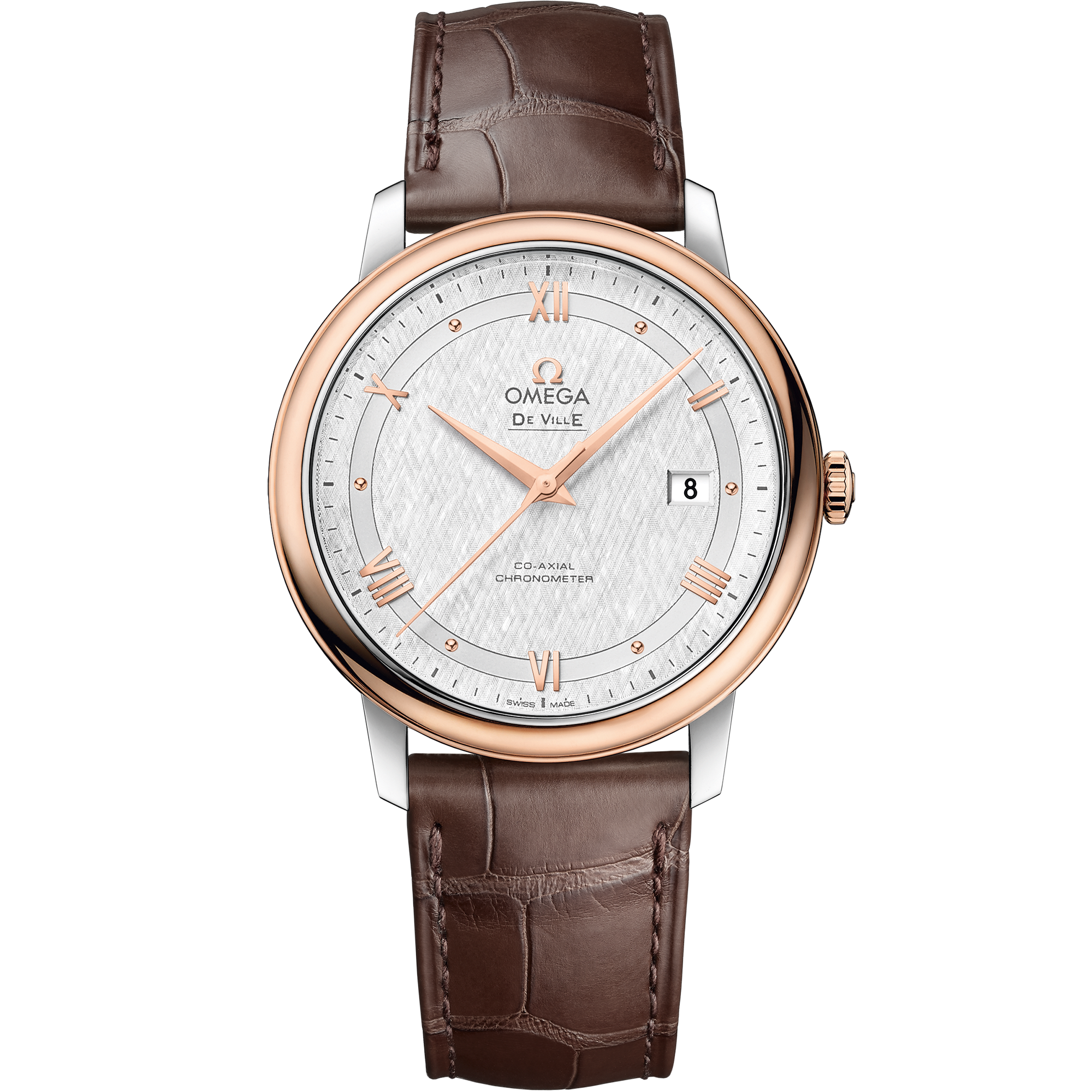 Prestige De Ville Steel - red gold Chronometer Watch 424.23.40.20 