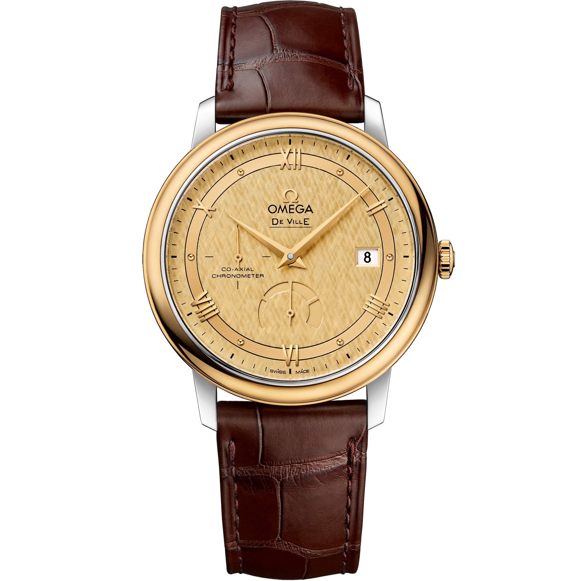 Prestige De Ville Steel - yellow gold Chronometer Watch 424.23