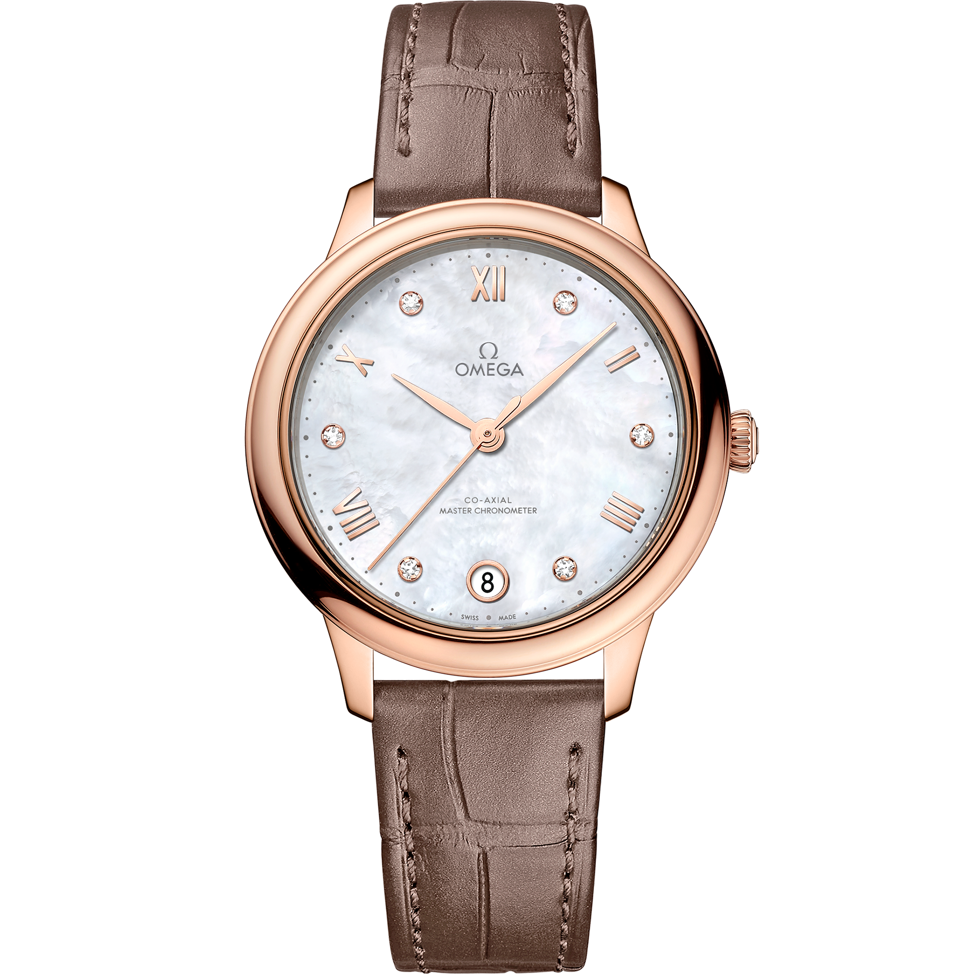 Omega de ville rose on sale gold