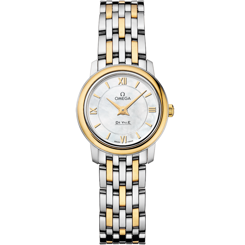 Prestige De Ville Steel yellow gold Watch 424.20.24.60.05.001 OMEGA US