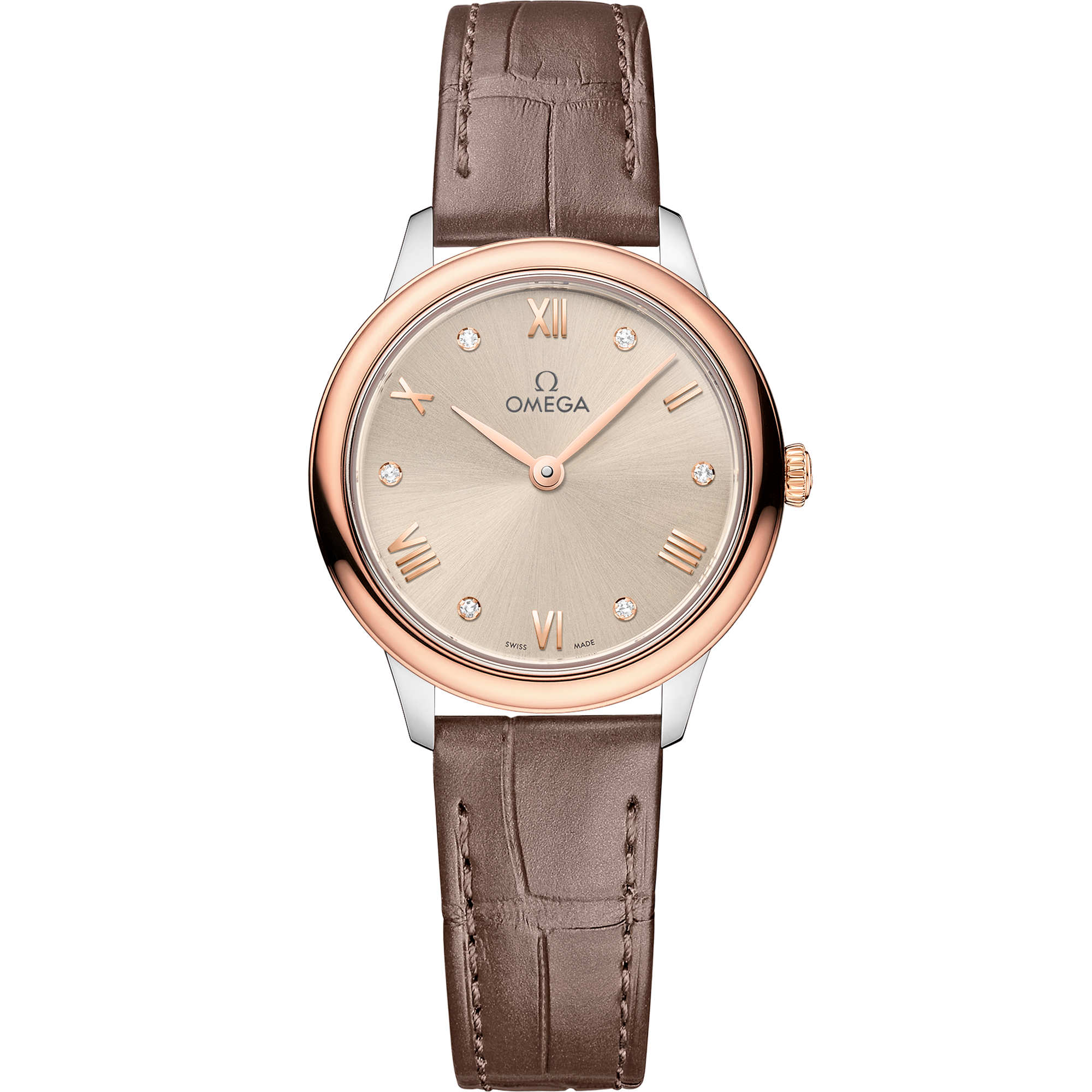 Prestige De Ville Steel Sedna gold Diamonds Watch 434.23