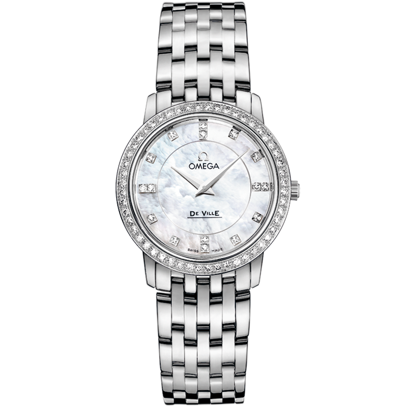 Prestige De Ville Steel Diamonds Watch 413.15.27.60.55.001 OMEGA US