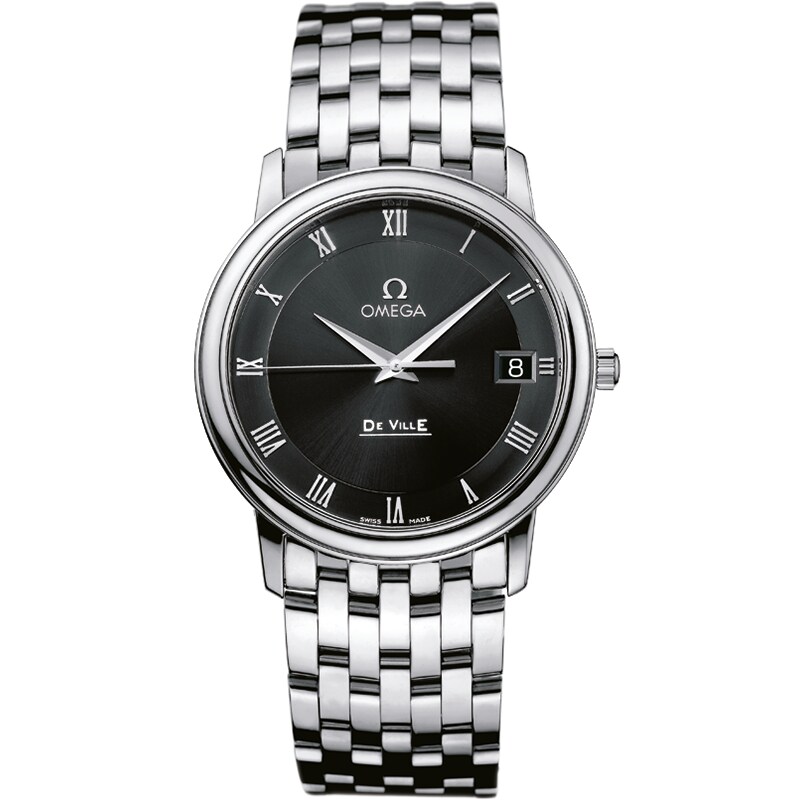 Prestige De Ville Steel Date Watch 4510.52.00 | OMEGA US®