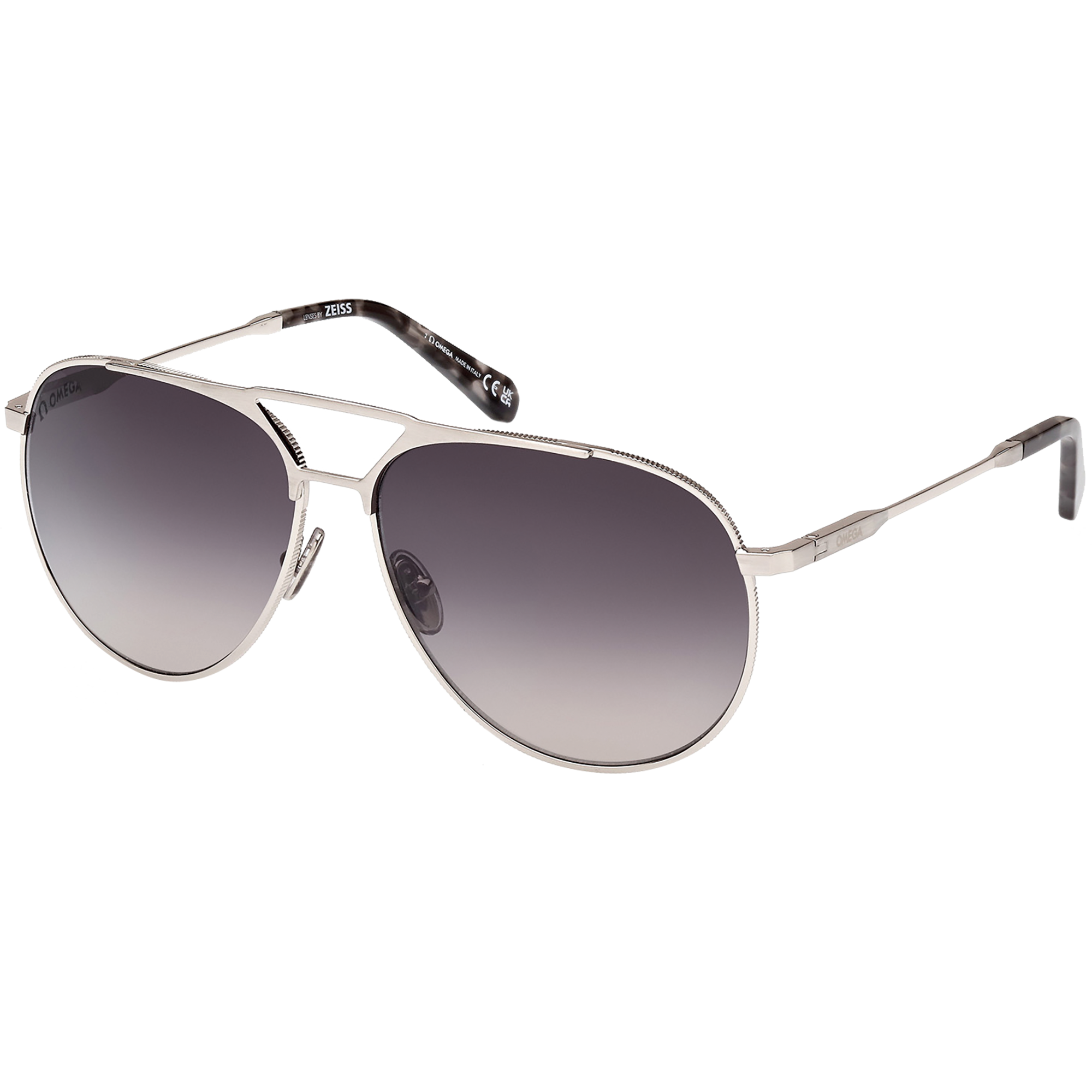 Pilot style Sunglasses OM0037-H6116B | OMEGA US®