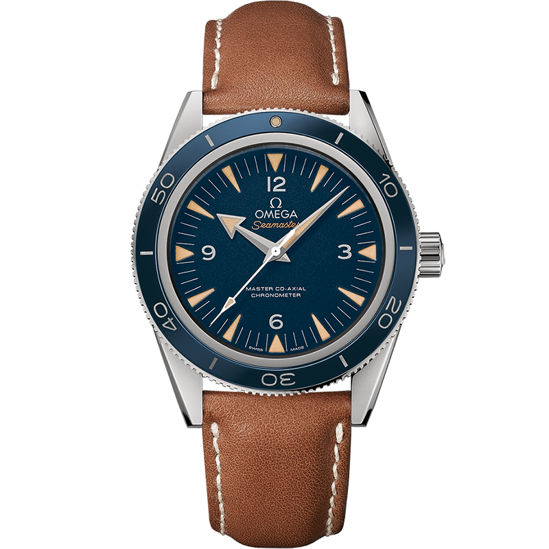 Seamaster 300 deals leather strap