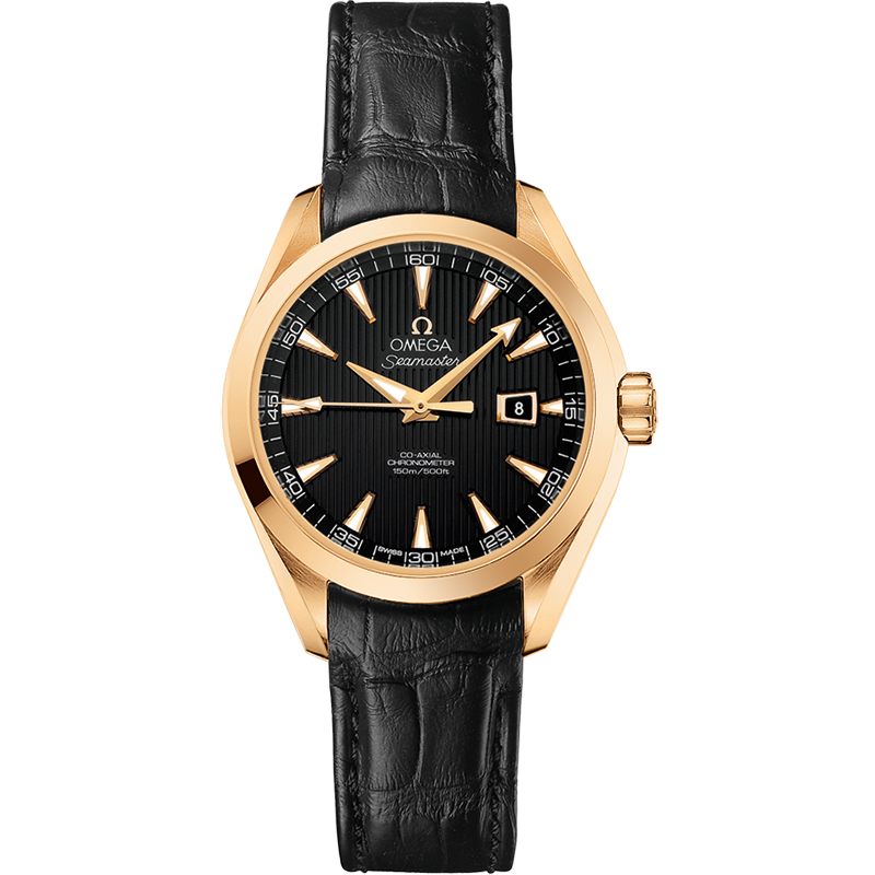 Aqua Terra 150M Seamaster Yellow gold Chronometer Watch 231.53.34.20.01.001 OMEGA US