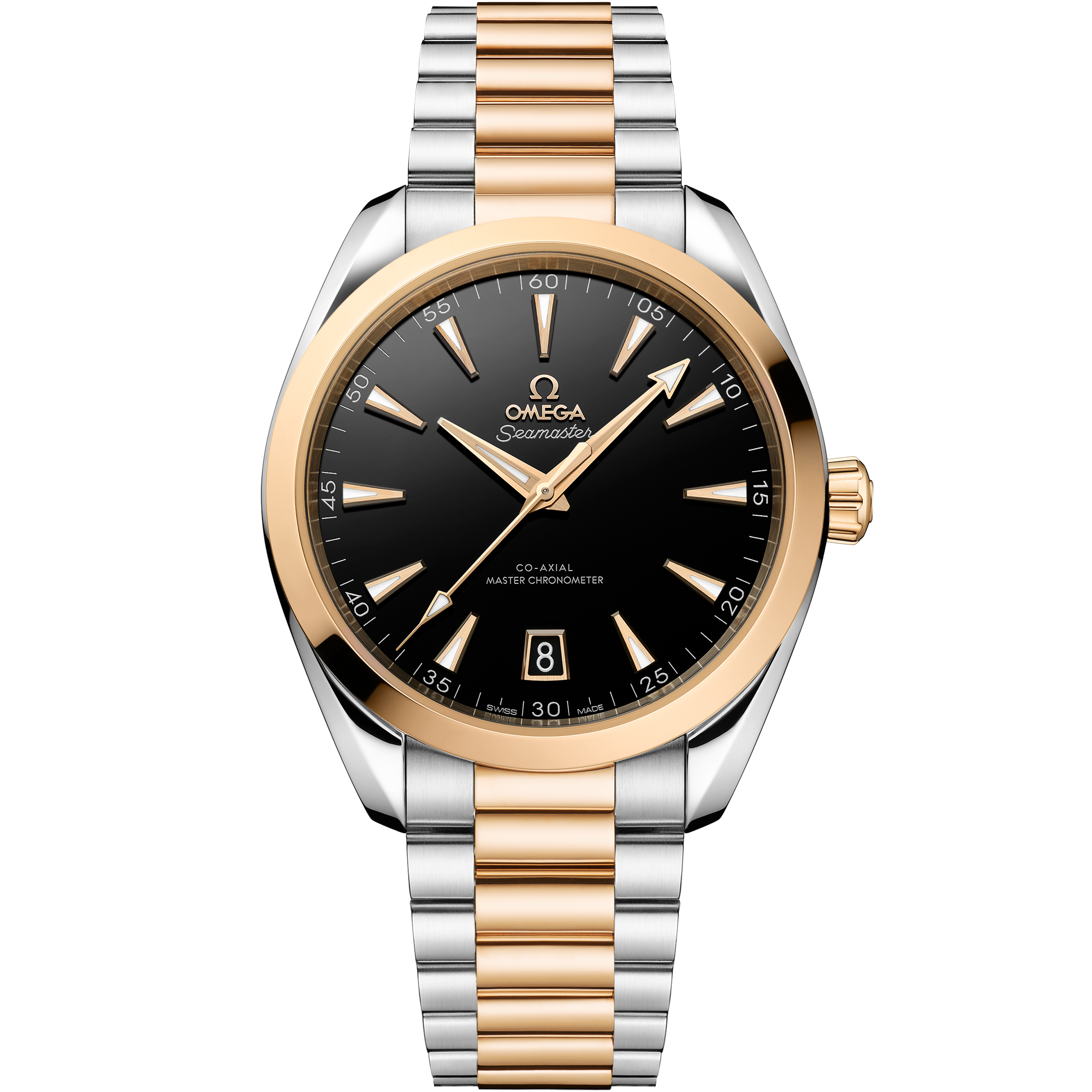 Seamaster Aqua Terra 150M 41 mm, aço - ouro Moonshine™ em aço - ouro  Moonshine™ - 220.20.41.21.01.001 | OMEGA®