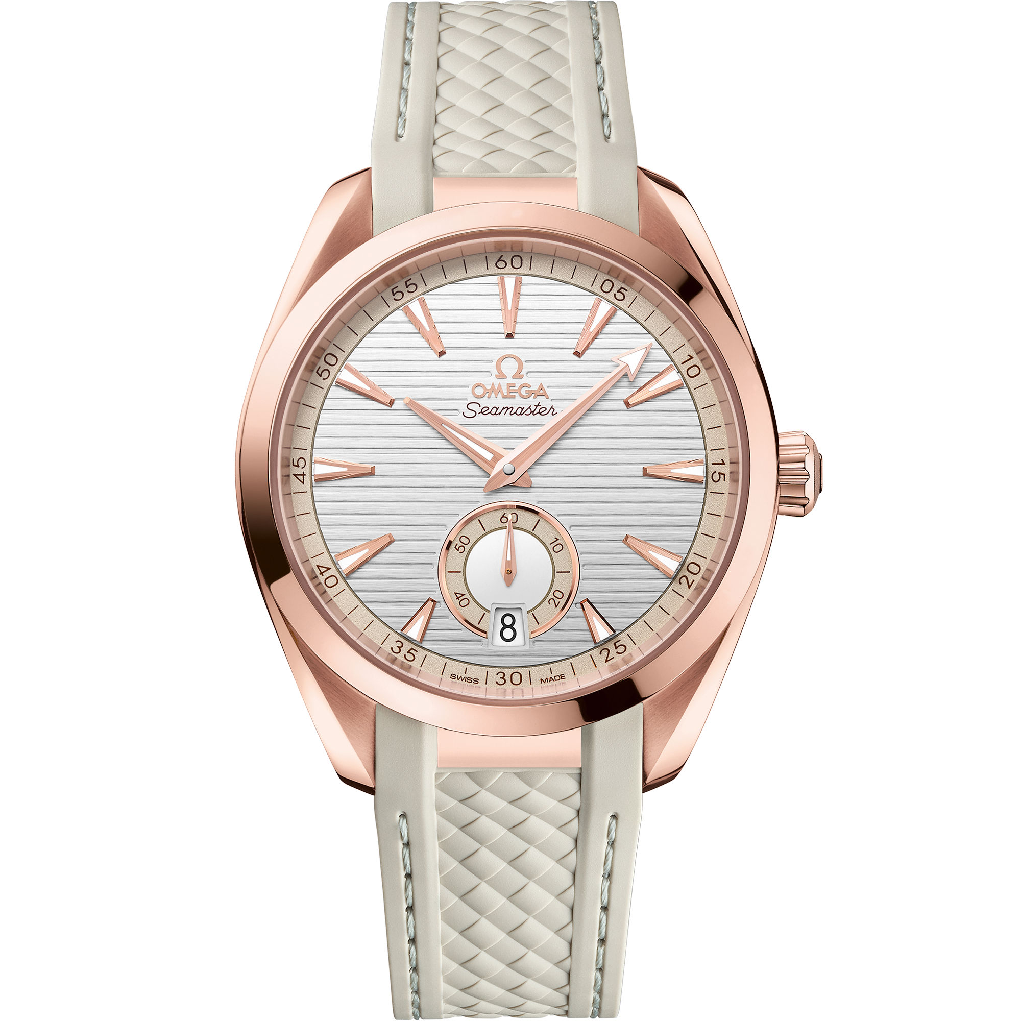 Omega seamaster discount rose gold rubber