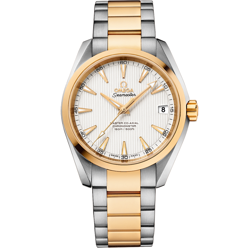 Aqua Terra 150M Seamaster Steel - yellow gold Chronometer Watch 231.20 ...