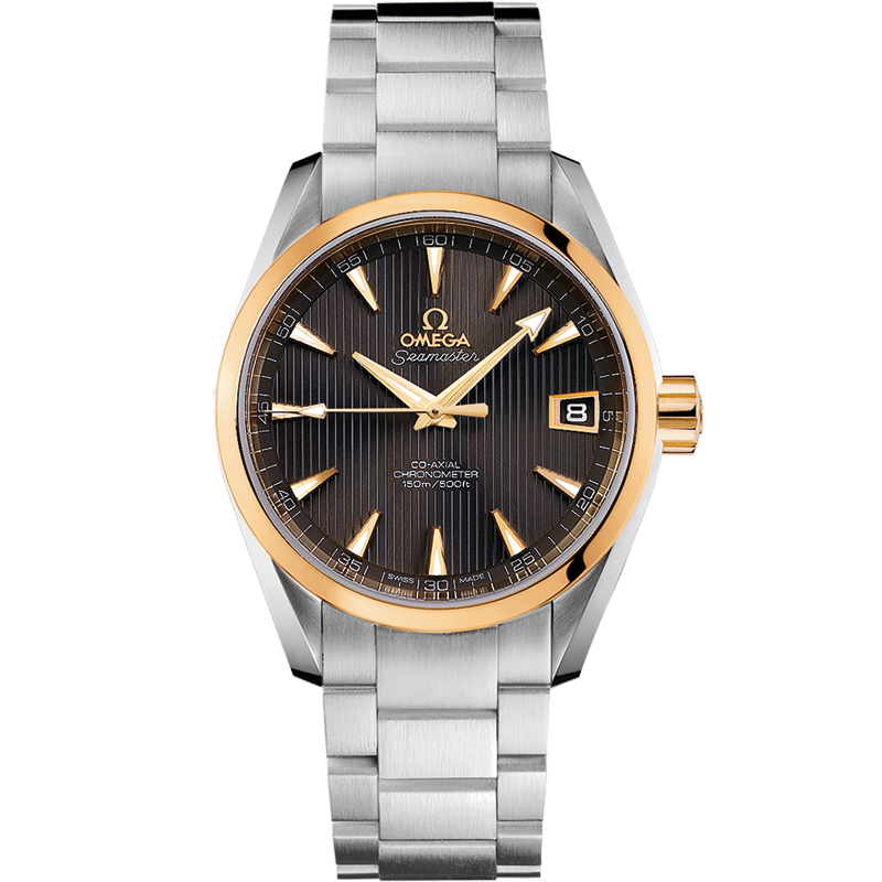 Aqua Terra 150M Seamaster Steel yellow gold Chronometer Watch