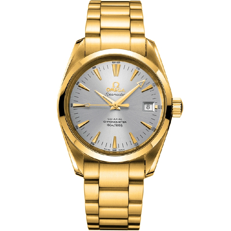 Omega aqua terra on sale gold