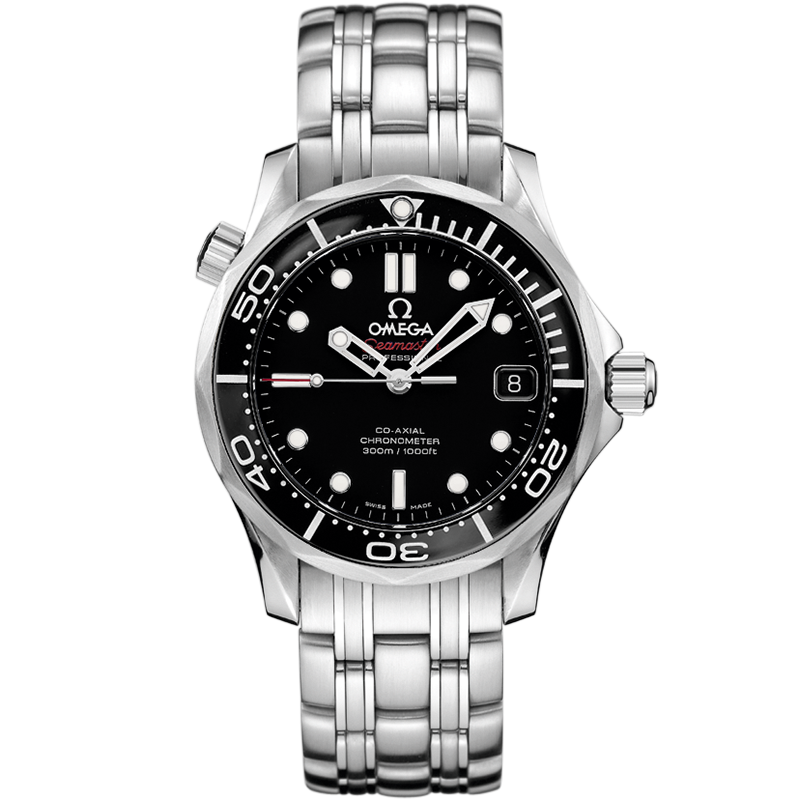 Diver 300M Seamaster Steel Chronometer Watch 212.30.36.20.01.002 