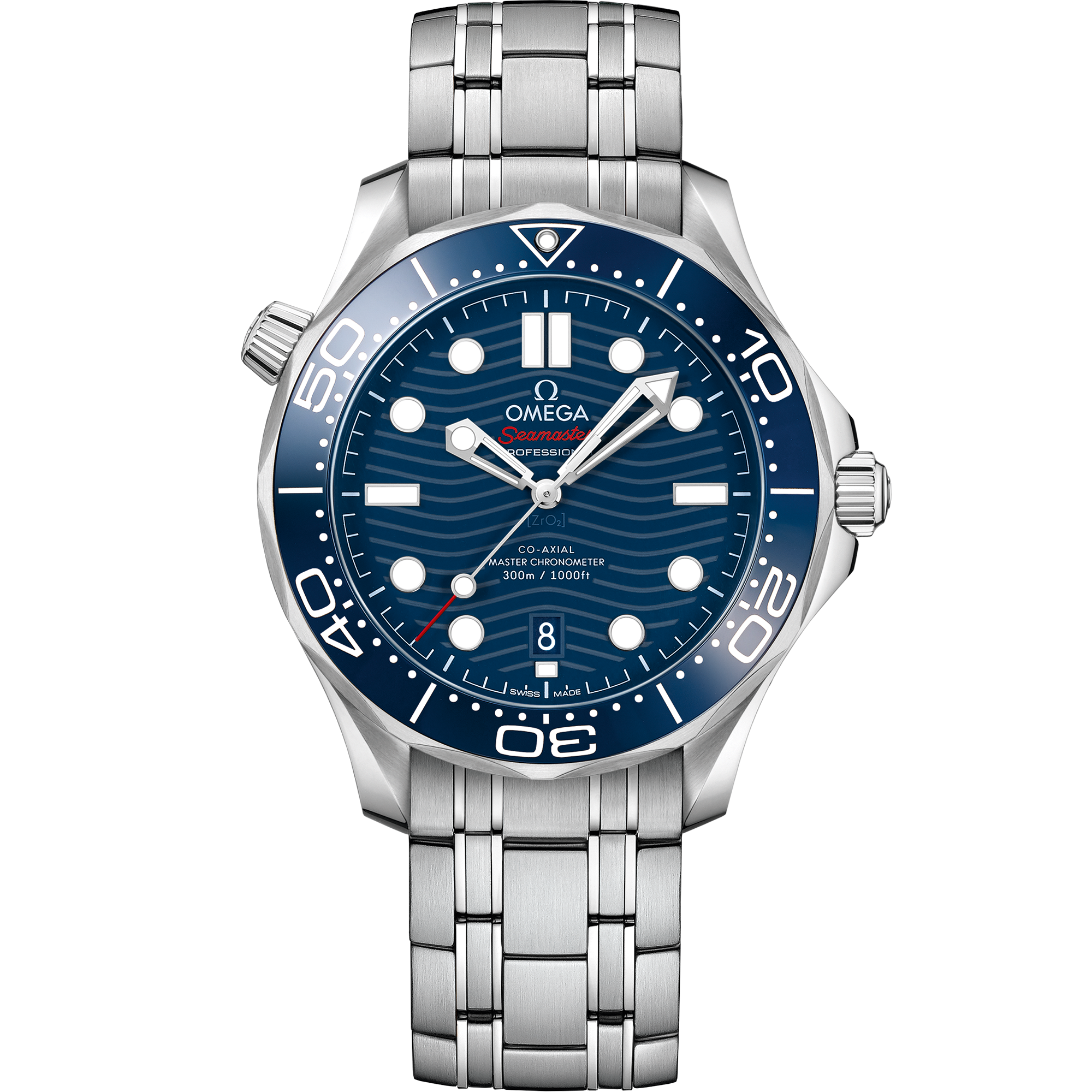 Diver 300M Seamaster steel Chronometer Watch 210.30.42.20