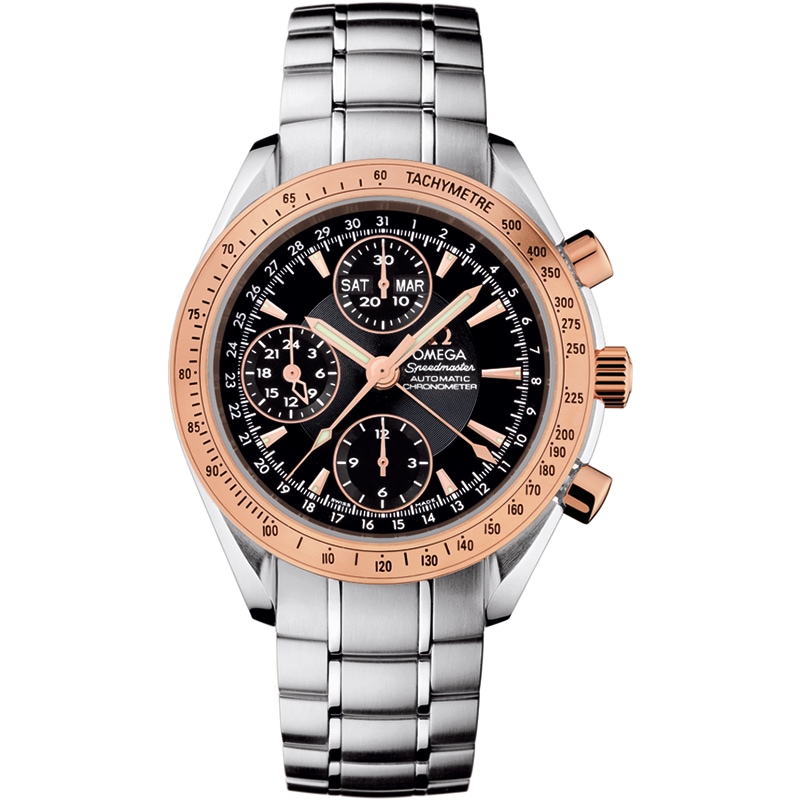 Date Day Date Speedmaster Steel red gold Chronograph Watch