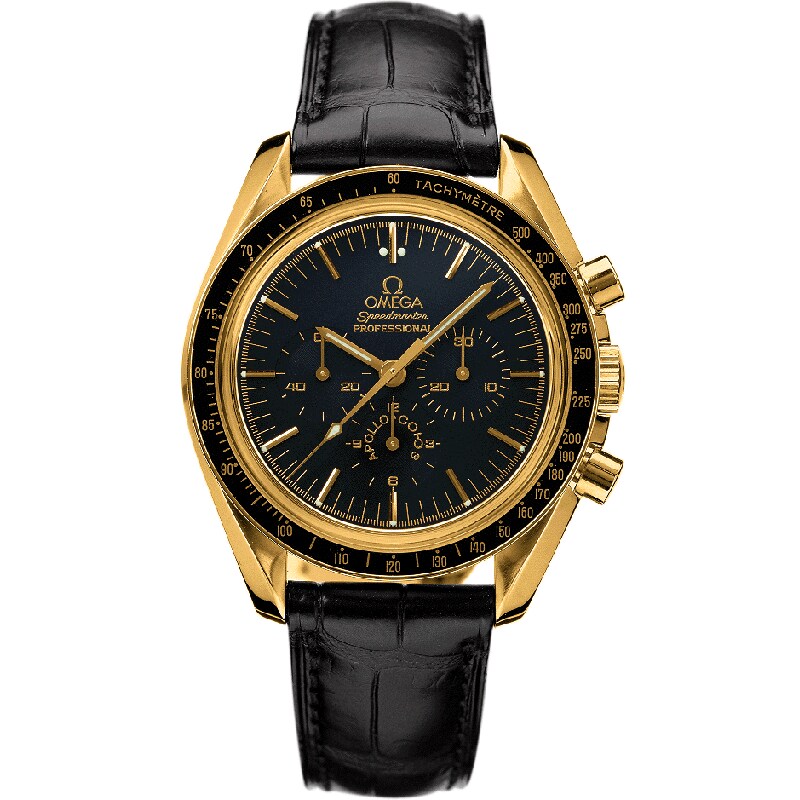 Speedmaster Yellow gold Chronograph Watch 3695.59.31 OMEGA DK