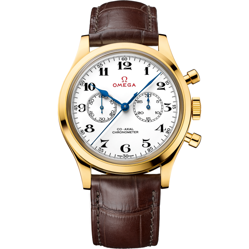 Olympic Official Timekeeper Specialities Yellow gold Chronograph Watch  522.53.39.50.04.002 | OMEGA US®