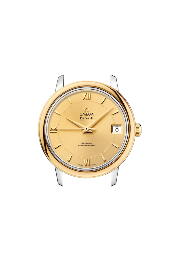 Prestige De Ville Steel yellow gold Chronometer Watch 424.20