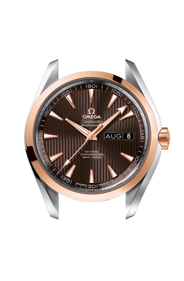 Aqua Terra 150M Seamaster Steel - red gold Chronometer Watch