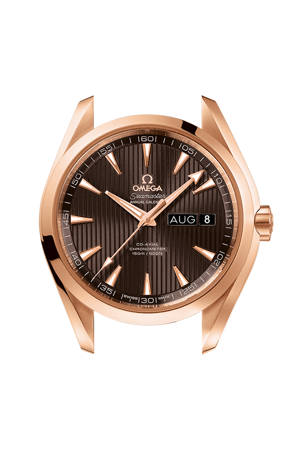 Omega seamaster calendar on sale gold