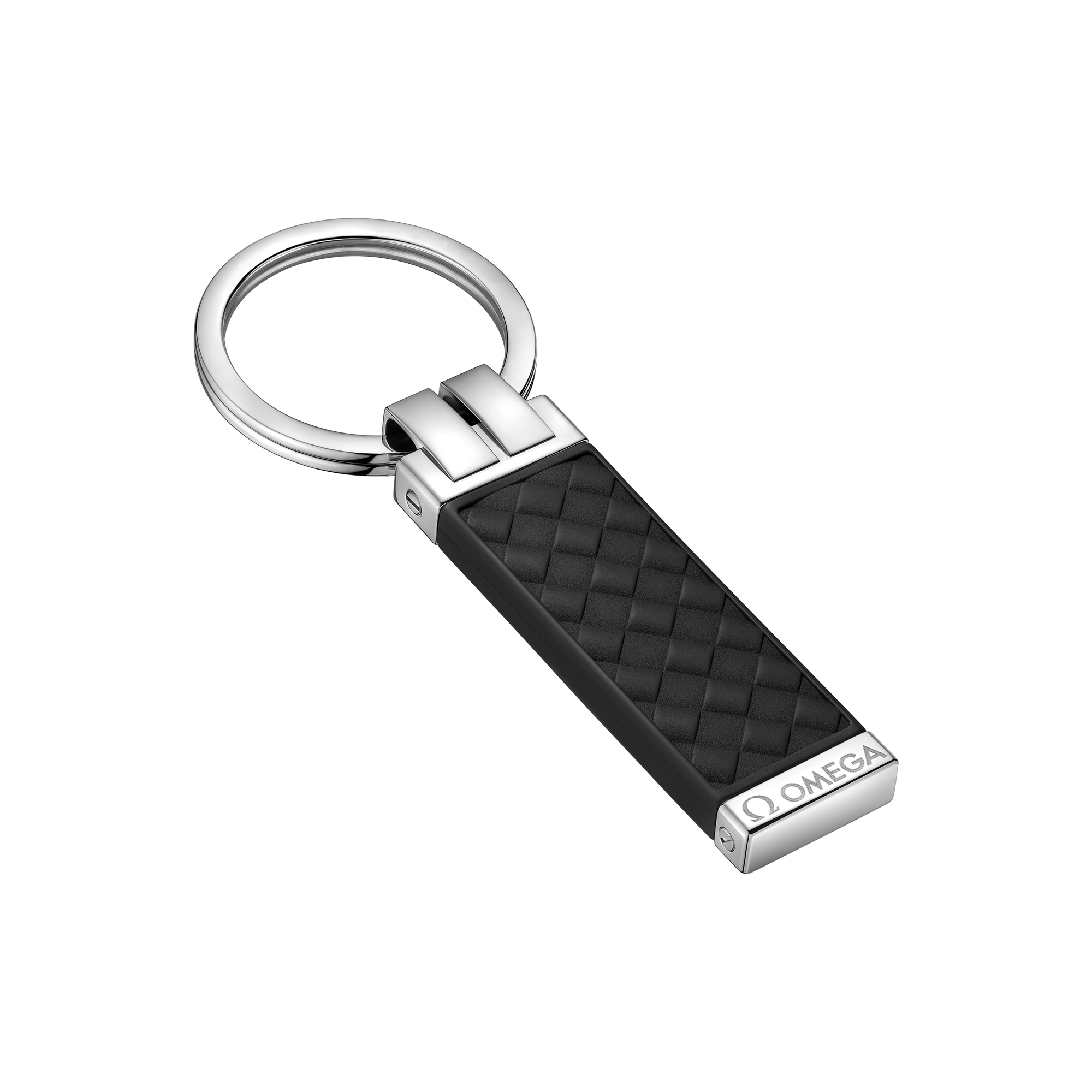 Omega Aqua Брелок для ключей, Черный каучук, Нержавеющая сталь - K91STA0509705