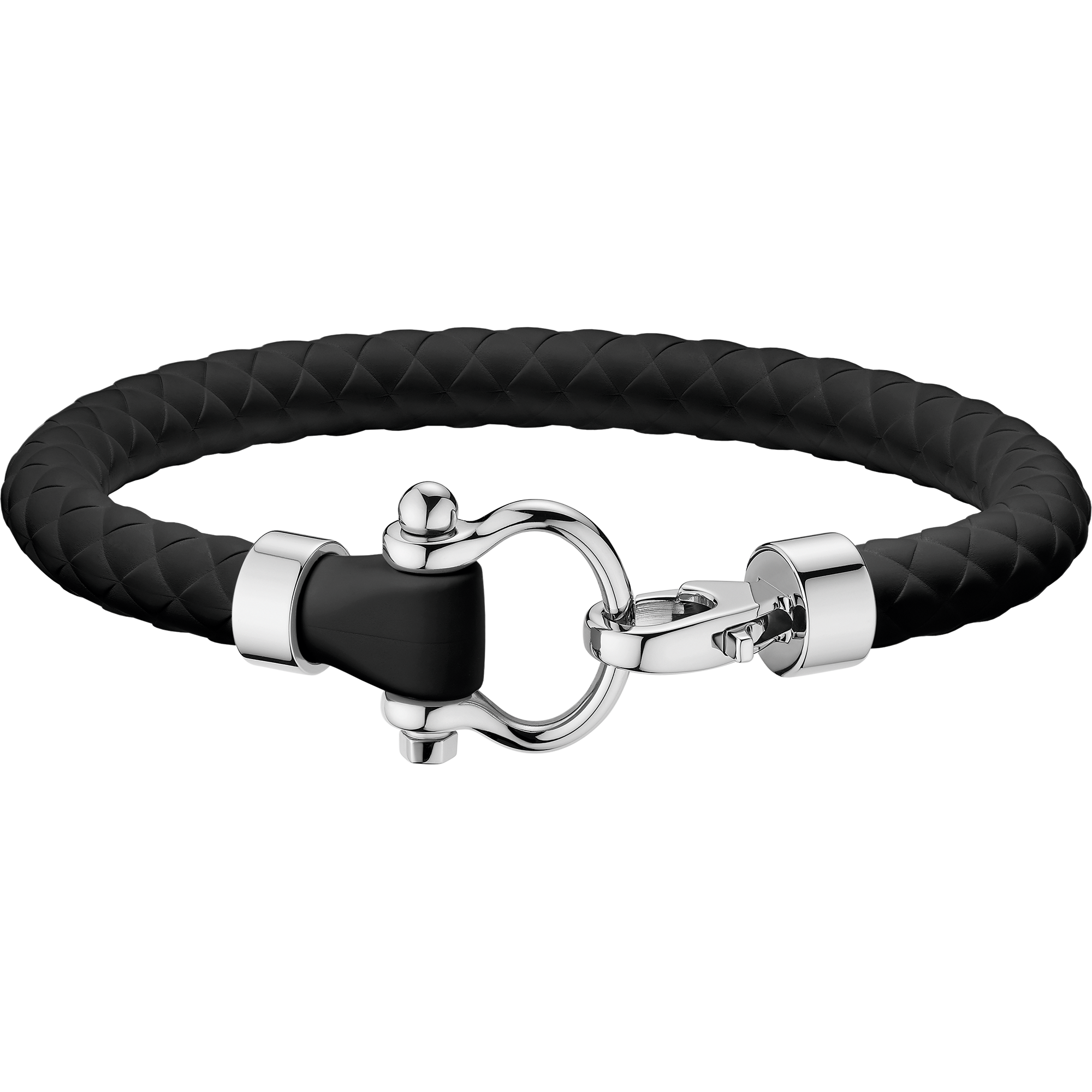 Omega Aqua Sailing Bracelet, Rubber, Stainless steel - B34STA0509702