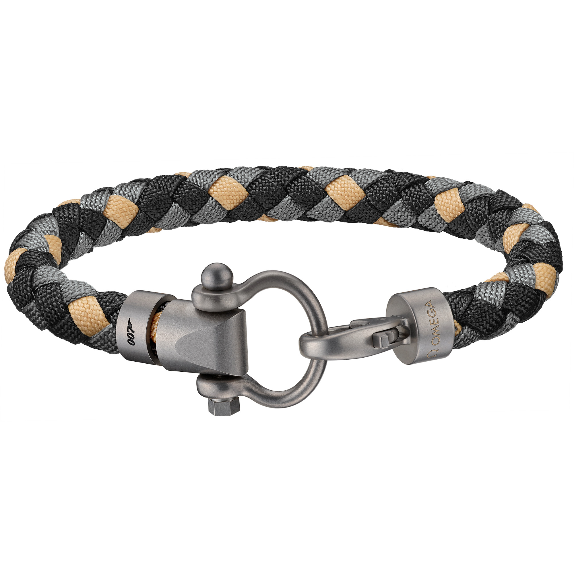 Omega Aqua Sailing Bracelet, Multicolour nylon braided, Titanium - BA02CW0000203
