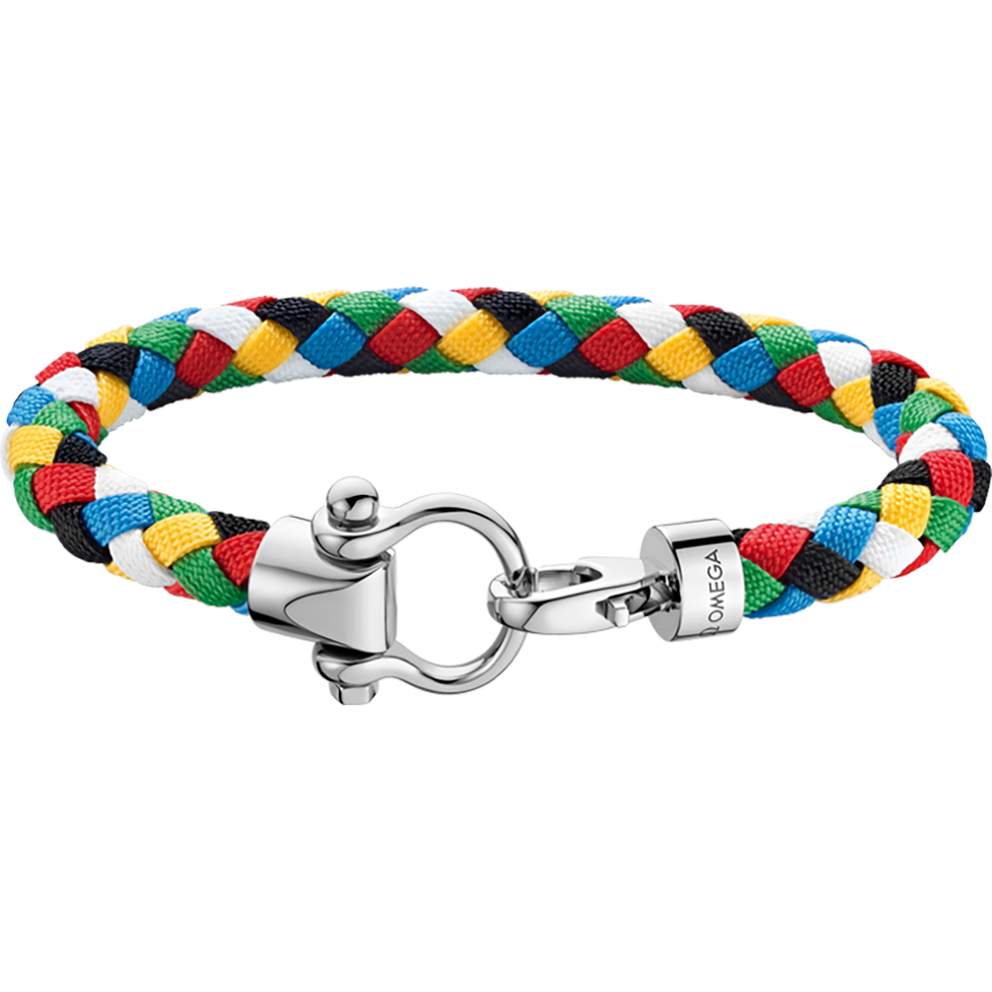 Omega Aqua Sailing Bracelet, Multicolour nylon braided, Stainless steel - BA05CW0000502