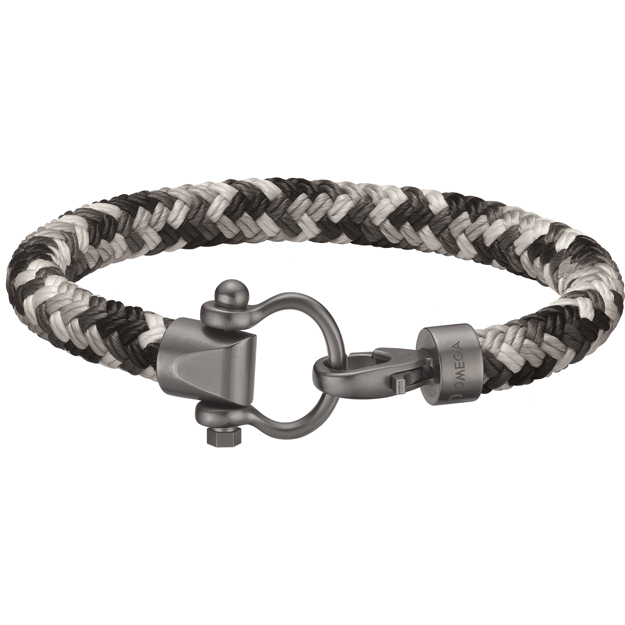 Omega Aqua Sailing Bracelet, Snow nylon braided, Titanium - BA05CW0001403