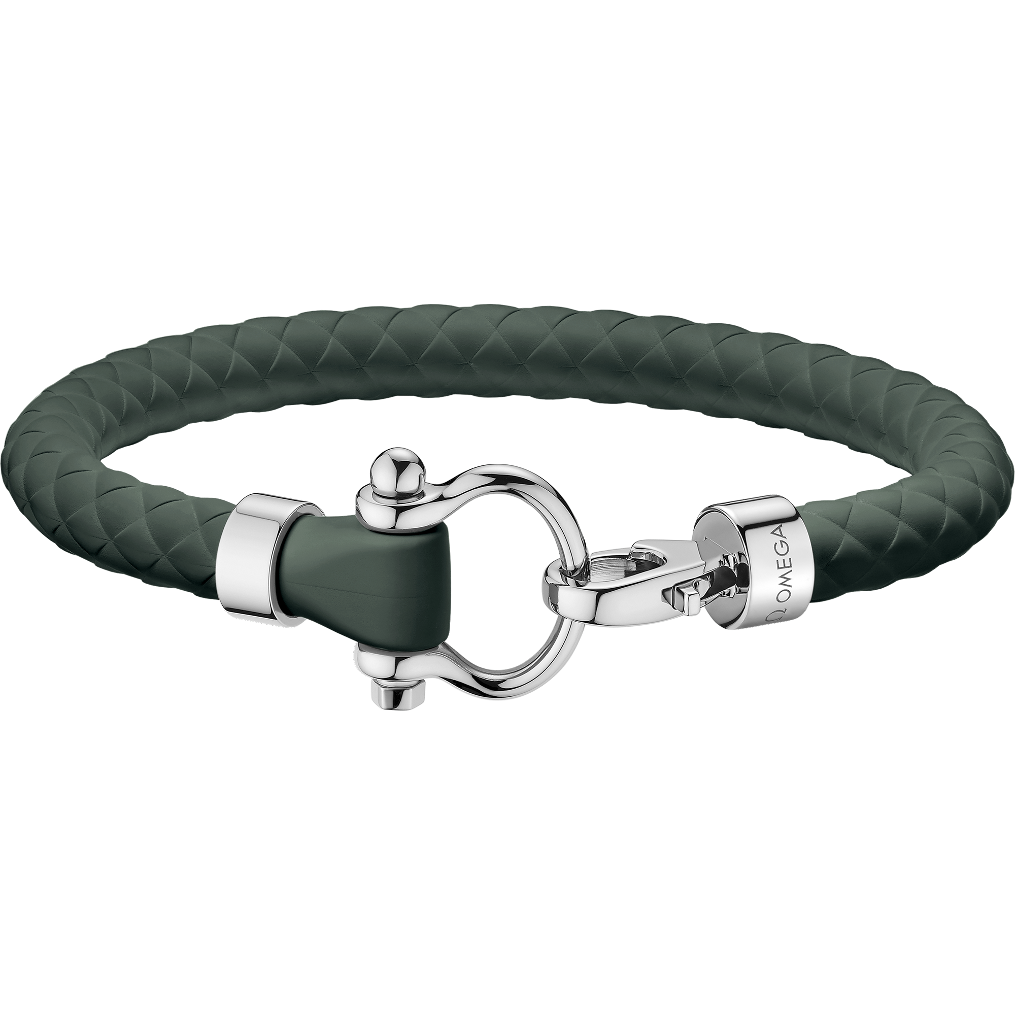 Omega Aqua Sailing Bracelet, Rubber, Stainless steel - BA05ST0001103