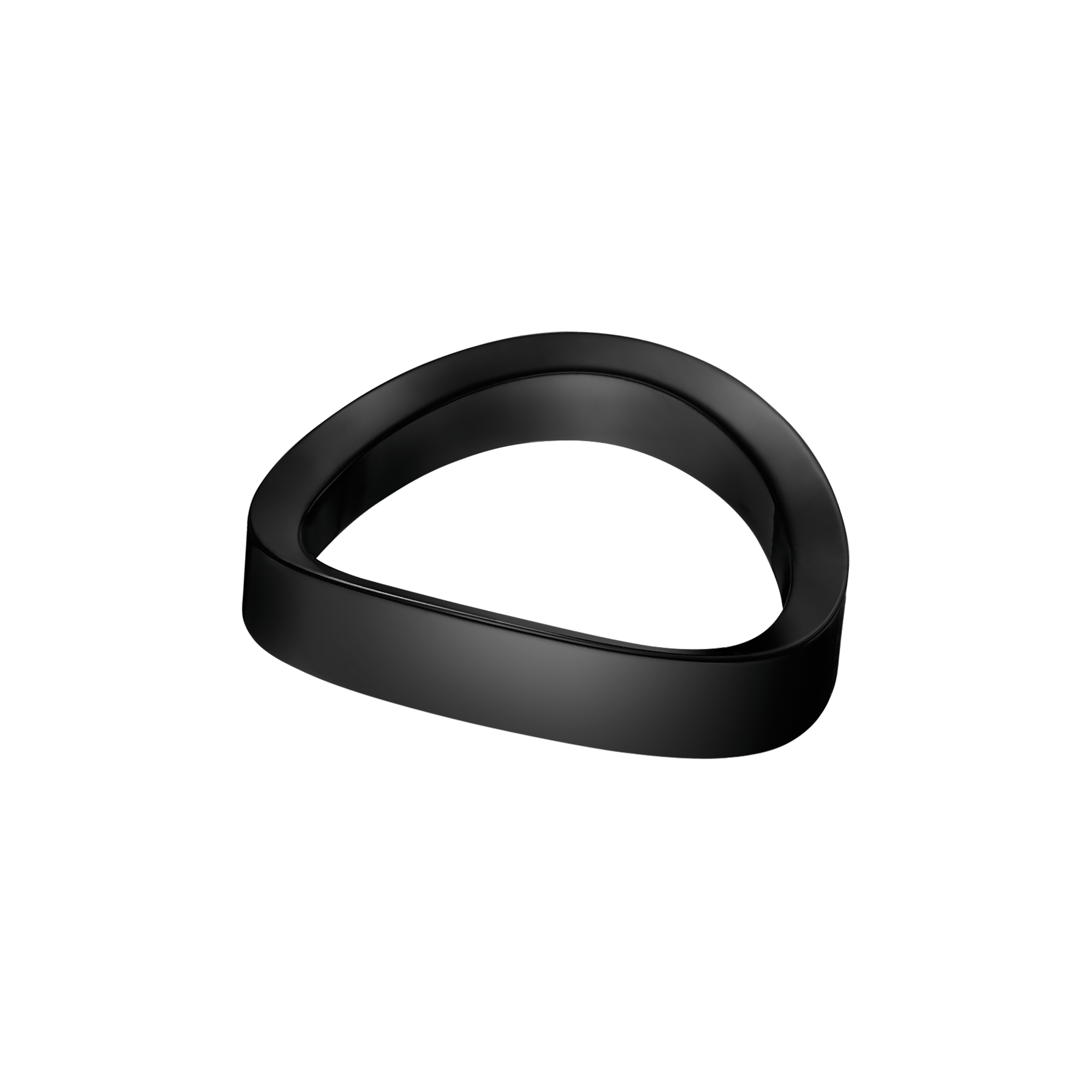 Aqua Swing Ring, Schwarze Keramik - R43CRA05081XX