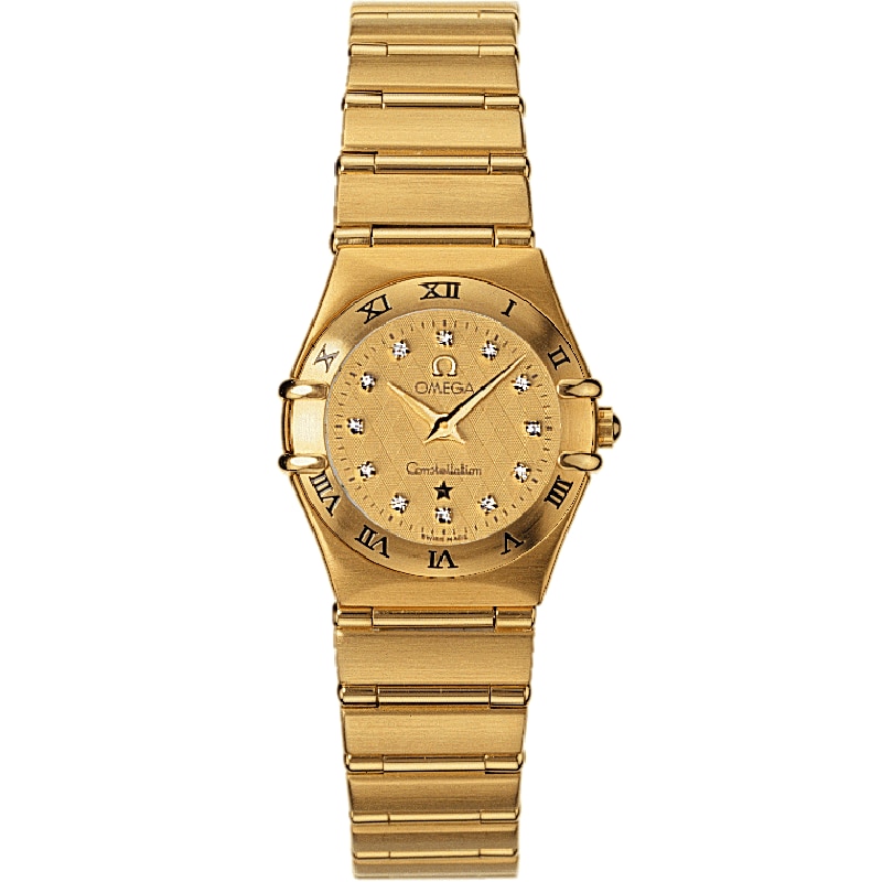 Constellation Yellow gold Diamonds Watch 1162.15.00 OMEGA US