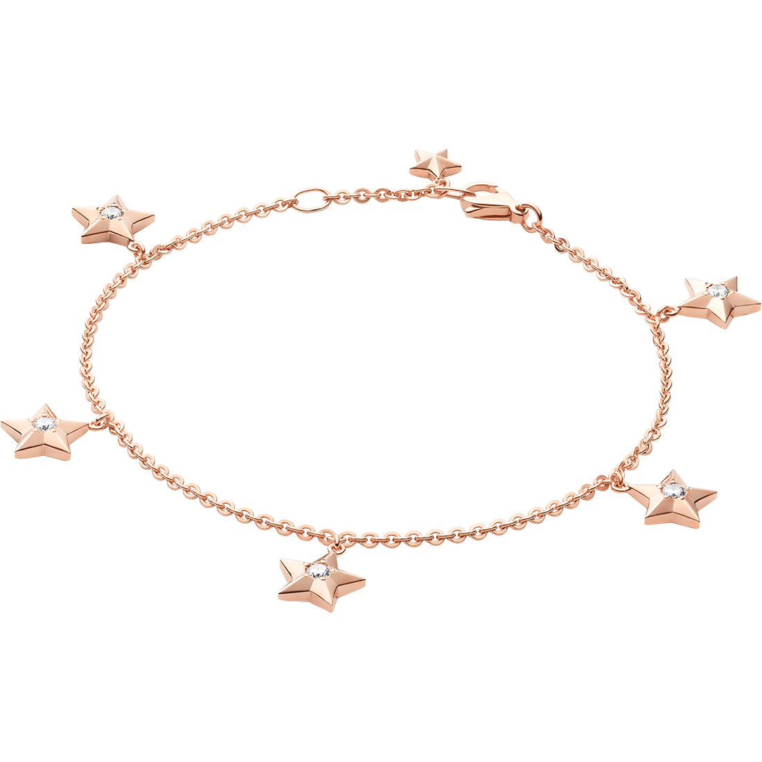 Constellation Bracelet, 18K red gold, Diamonds - BA01BG0100305