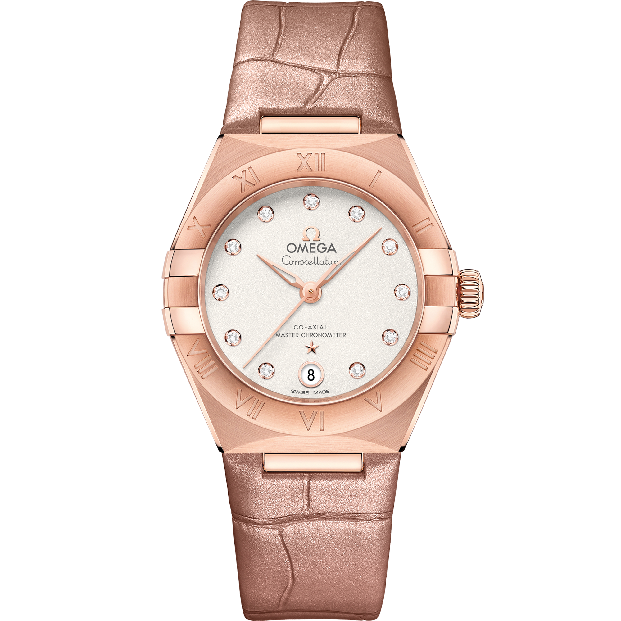 Constellation 29 mm, Sedna™ gold on leather strap - 131.53.29.20.52.002