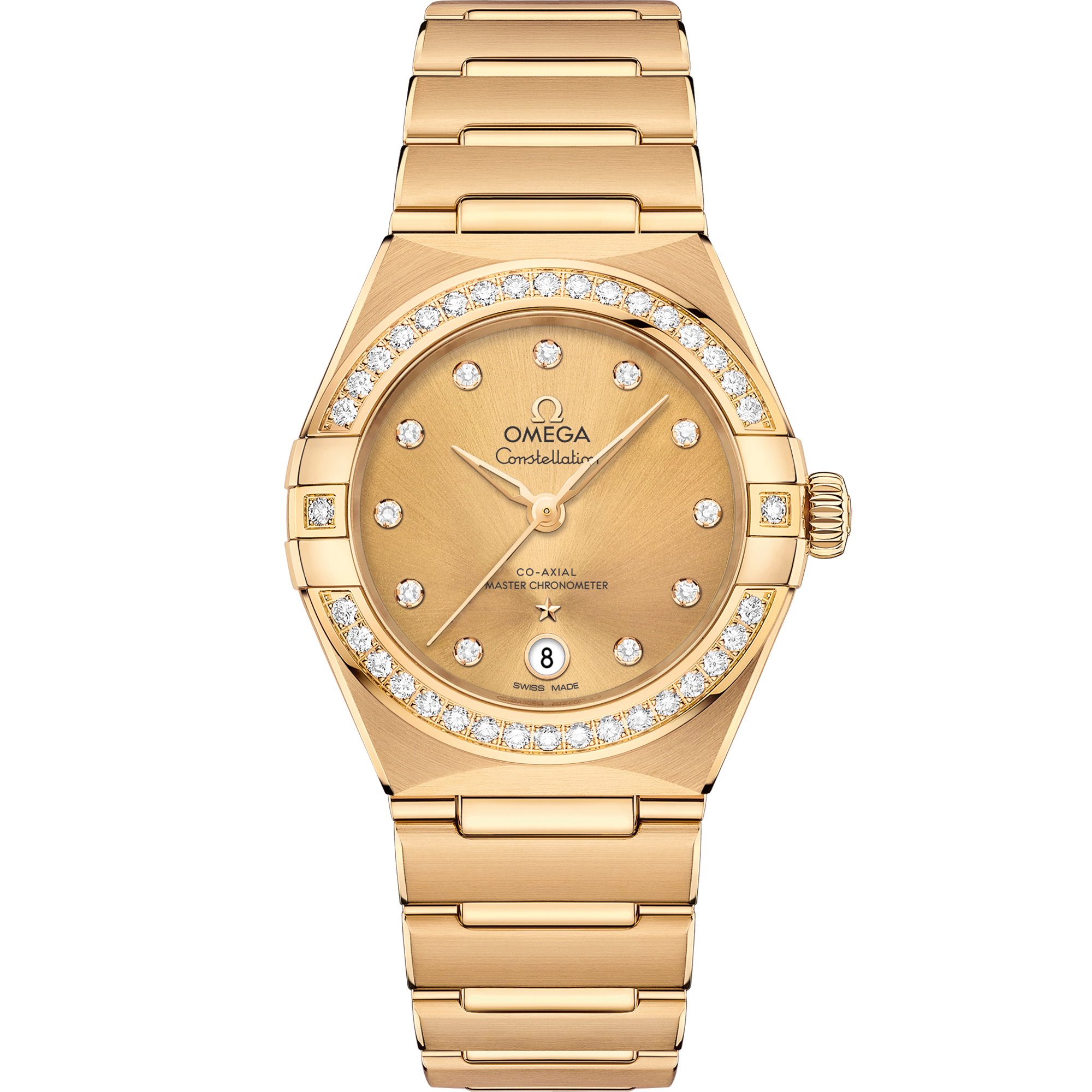 Constellation 29 mm, yellow gold on yellow gold - 131.55.29.20.58.001