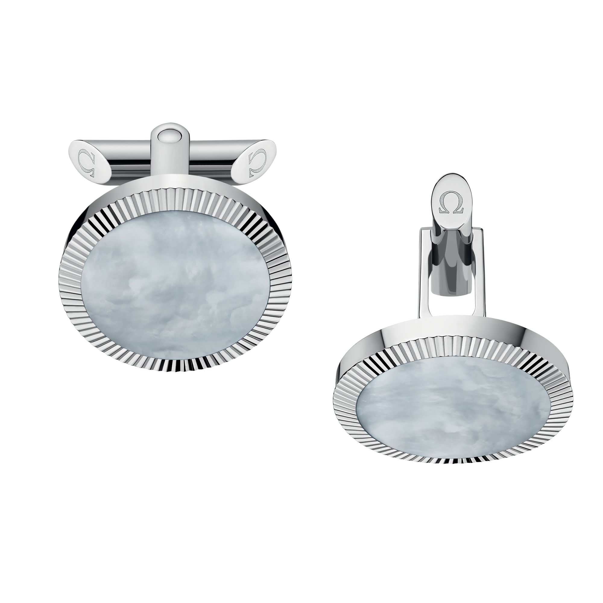 Constellation Cufflinks, Mother-of-Pearl plate, Stainless steel - CA01ST0700305