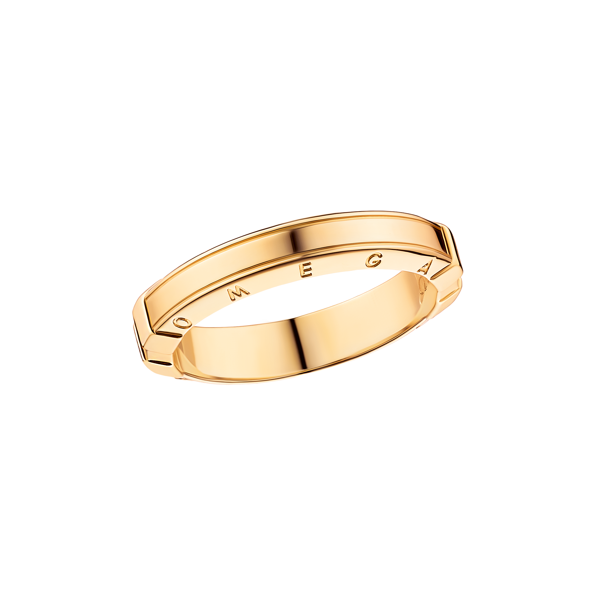 Men s ring in 18K yellow gold Ring R48BBA01001XX OMEGA US